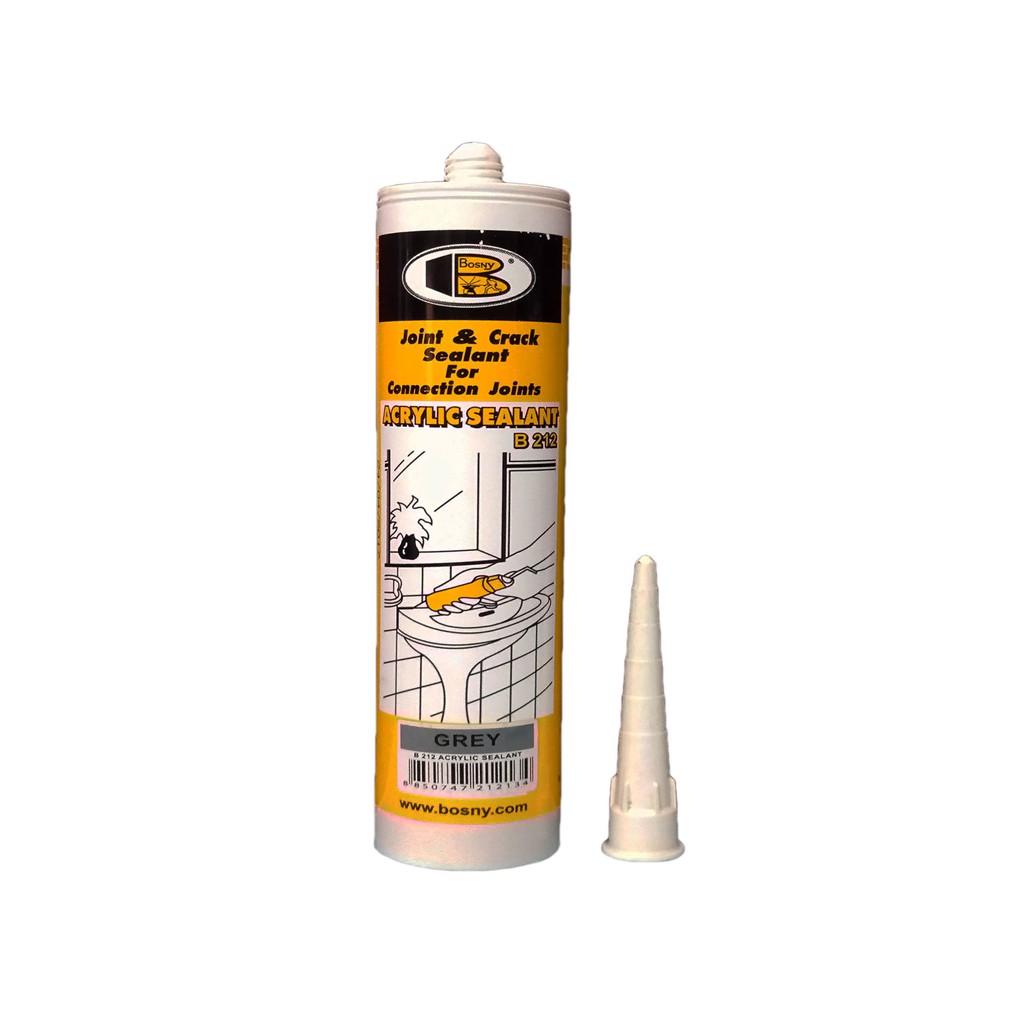 BOSNY acrylic sealant B212 joint & crack sealant GREY COLOR Shopee
