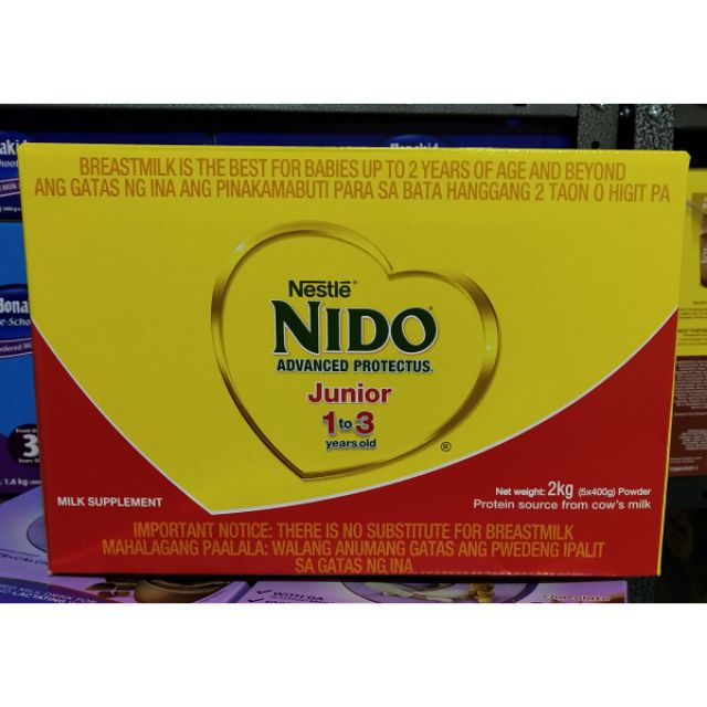 nido for 1 year old