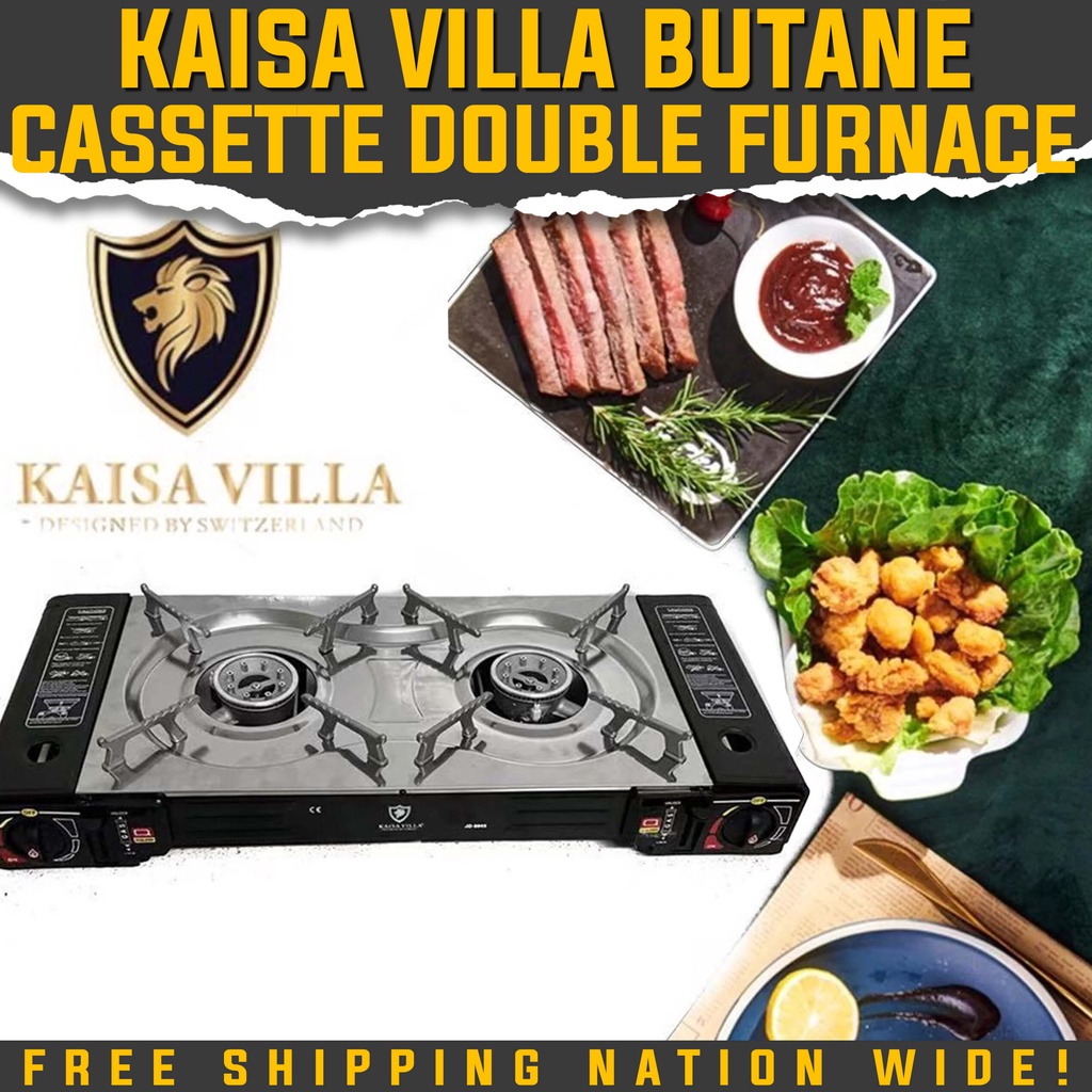 KAISA VILLA Butane gas stove household butane gas stove with double