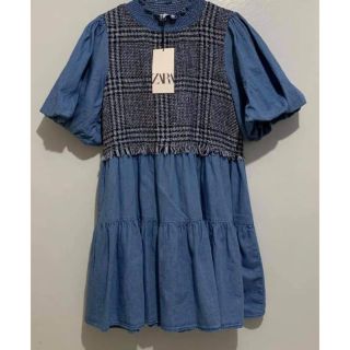 authentic denim dress zara