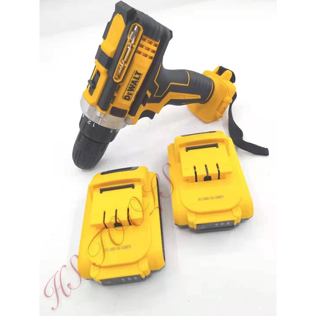 No 5 Dewalt Cordless Drill 28v 2pcs Lithium Ion Battery Portable Drill Set Shopee Philippines