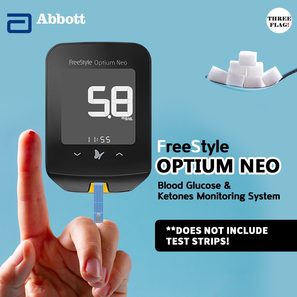 Abbott Freestyle Optium Neo Blood Glucose & Ketones Monitoring System ...