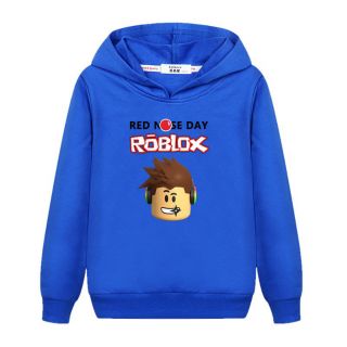 Fashion Hoodies Roblox Boys Sports Jacket Kids Cotton Sweater Child Coat Shopee Philippines - roblox black and red jacket