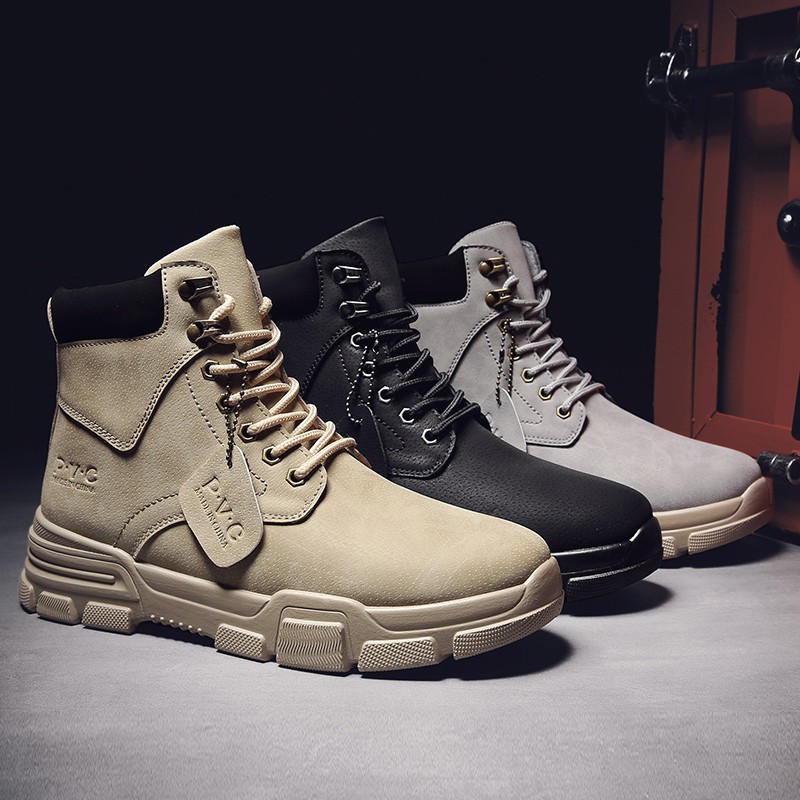 mens ankle high work boots
