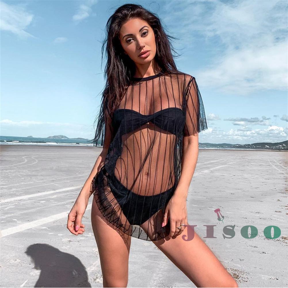 sheer mesh swimwear