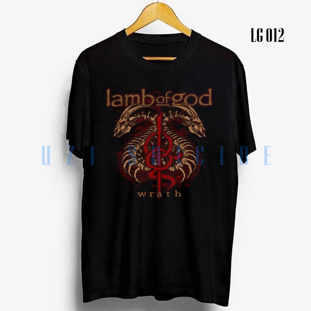 Lamb OF GOD WRATH BLACK T-Shirt | Lg 012 | Shirts SHIRTS SHIRTS SHIRTS SHIRTS DISTRO