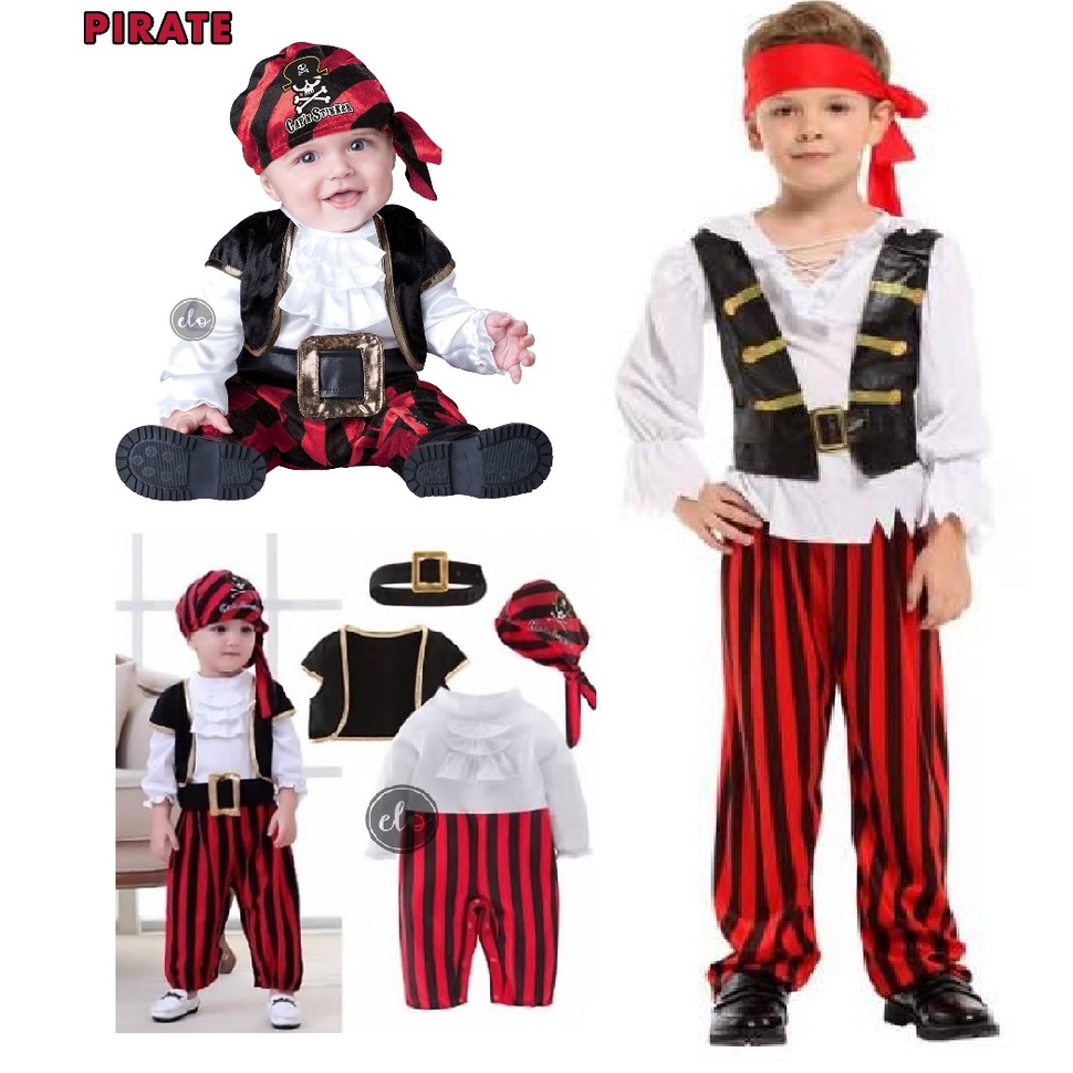Toddler Boy Pirate Halloween Costumes