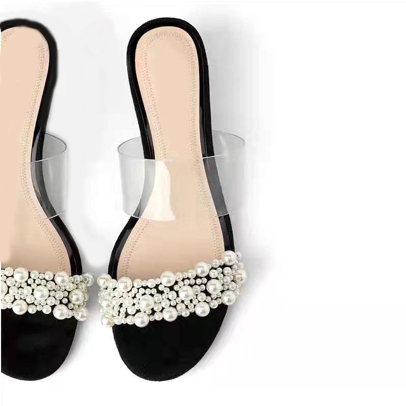 transparent open toe thin heeled sandals