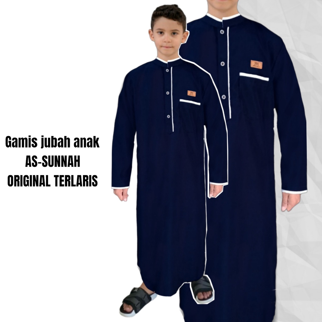 As-sunnah Children's Robes Boys' Robes Arabic koko Clothes/premium gold Children's Robes