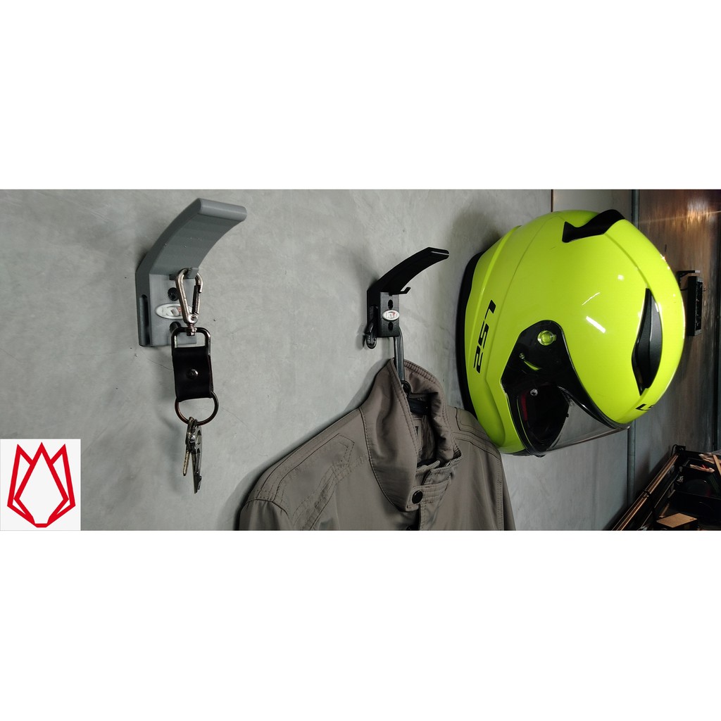 helmet hanger for bike