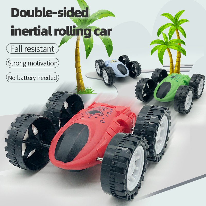 Best Gifts for 6-15 Years Old Boys and Girls UIUYA Inertia-Double Side Stunt Graffiti Car Toy Off Road Car 