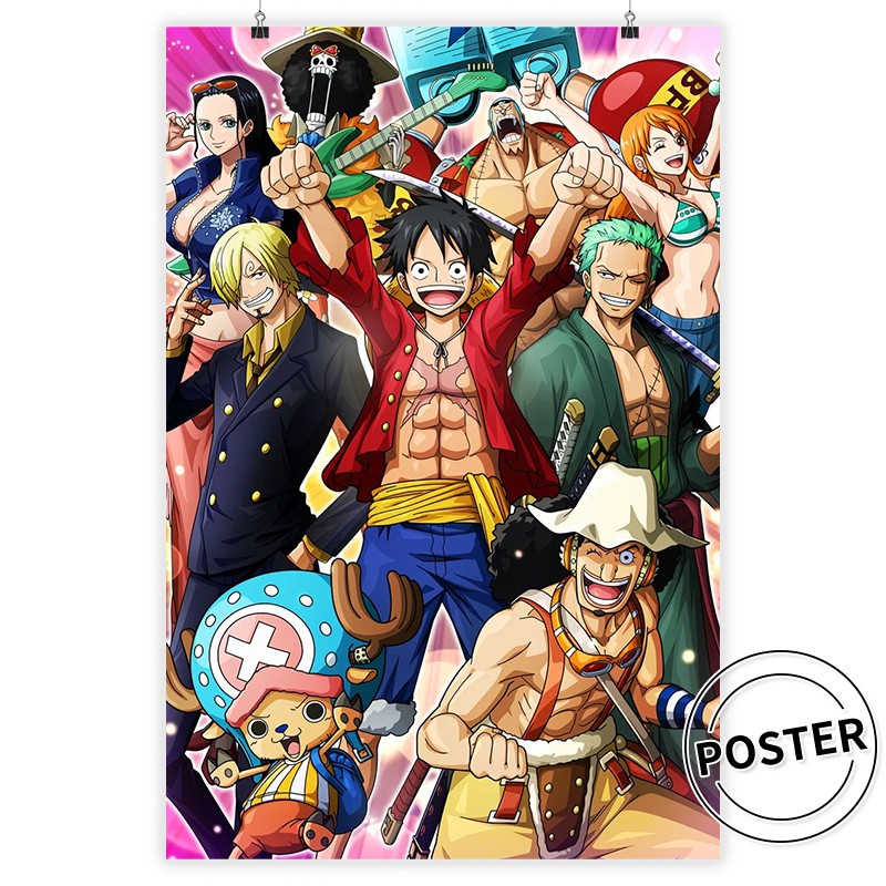 One Piece Poster Luffy Anime Wallpaper Sticker Poster Shopee Philippines