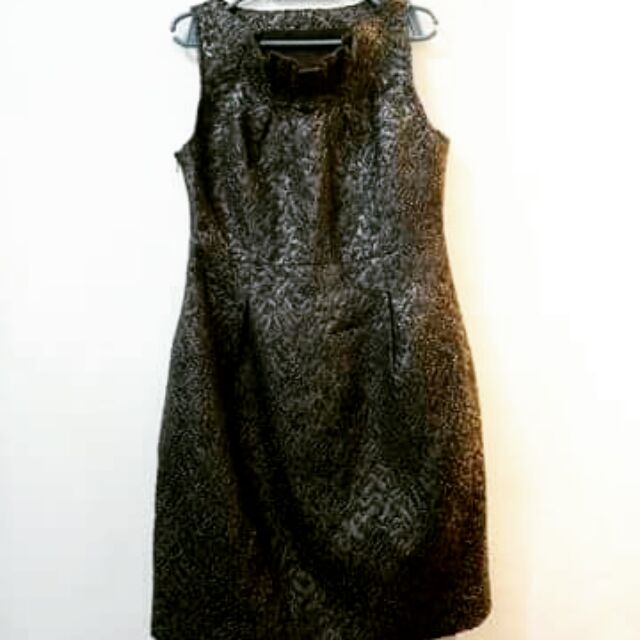 cocktail dress silver grey