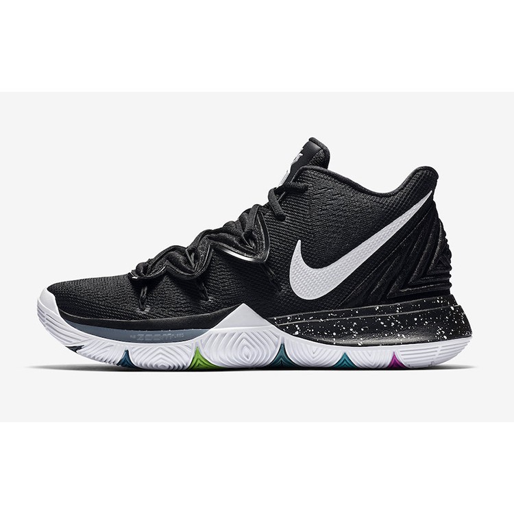 kyrie 5 white black grey