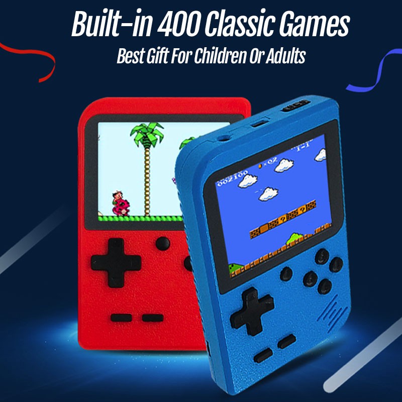 handheld game console with built in games