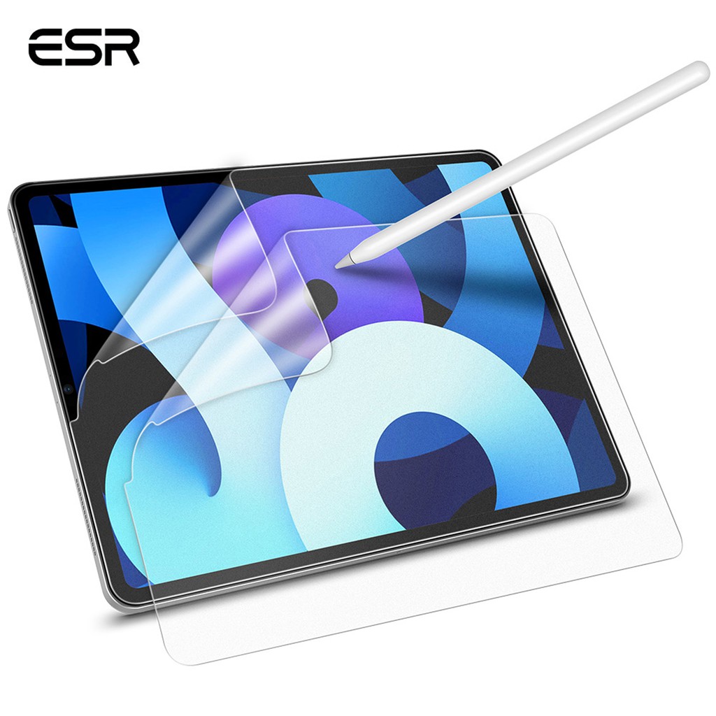 Esr Screen Protector Paper Like Screen Guard For Ipad 8th Ipad Air 4 Ipad Pro 11 12 9 Anti Glare Matte Pet Film For Ipad Pro 18 Anti Bluelight Soft Film Shopee Philippines