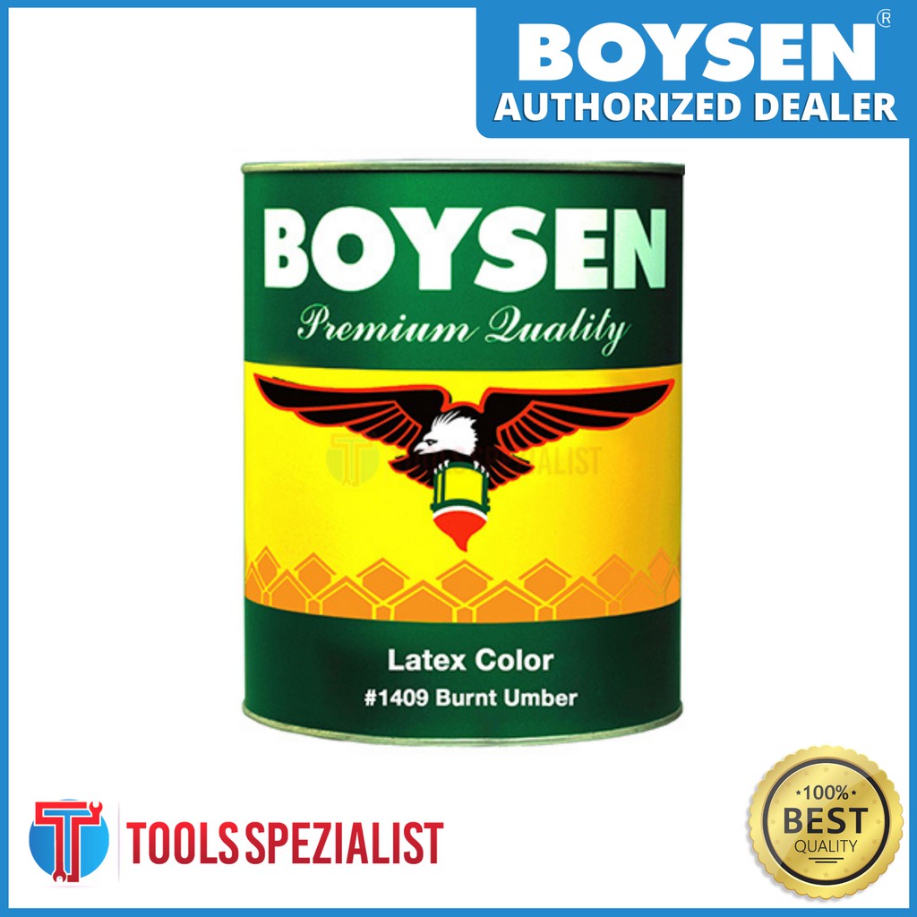 Boysen Latex Burnt Umber 1409 1LITER Shopee Philippines