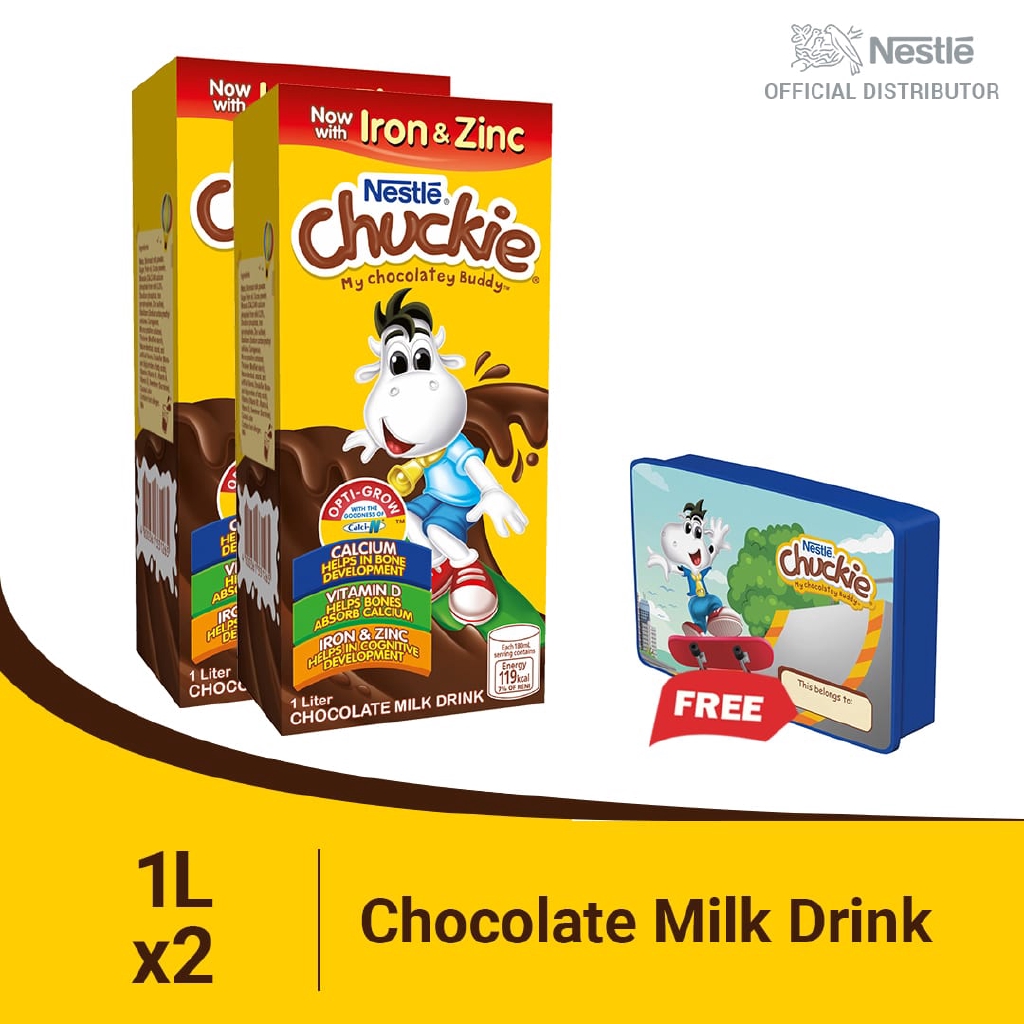 Nestle Chuckie Opti-Grow 1L Pack of 2 with Free 1 Bento Box | Shopee ...