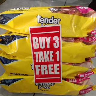 Tender wipes buy 3 take 1 80sheets