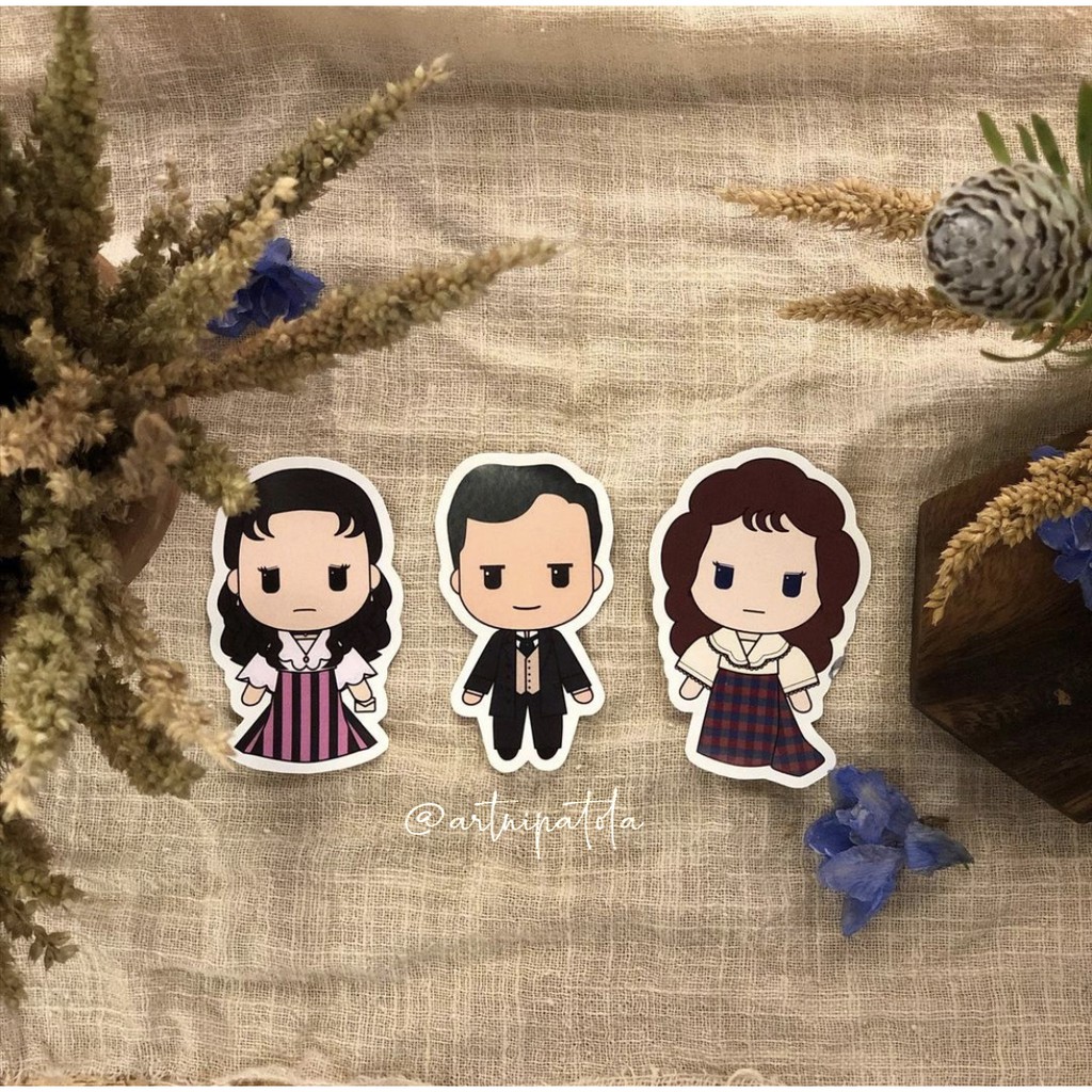 Chibi Bayani (Jose Rizal, Andres Bonifacio, etc.) Stickers by Artnipatola