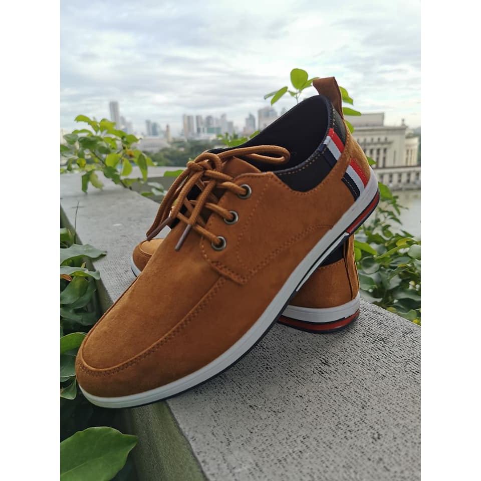 suede dress sneakers