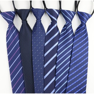 Fashion 8cm easy to pull lazy  tie Wedding tie men's business tie