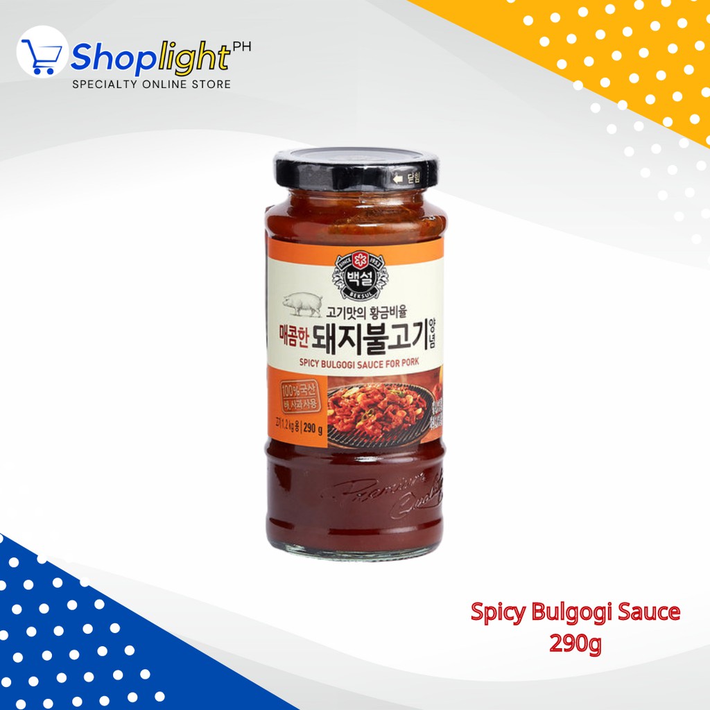 CJ Beksul Korean BBQ Samgyupsal Sauce Beef Bulgogi / Spicy Pork/ Kalbi
