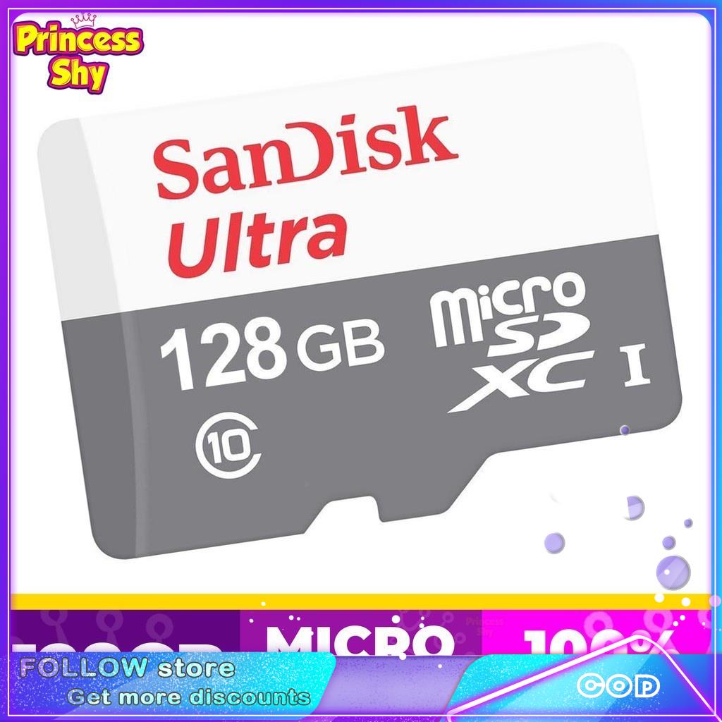 SanDisk 128GB Ultra micro SDXC UHS-I Card 100mbps SDSQUNR-128Gmemory card |  Shopee Philippines