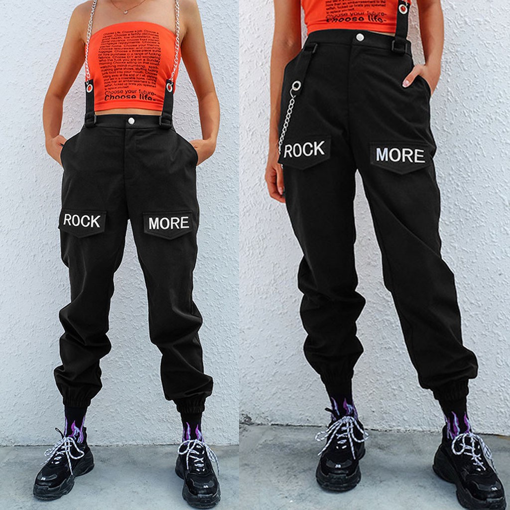 joggers with chain