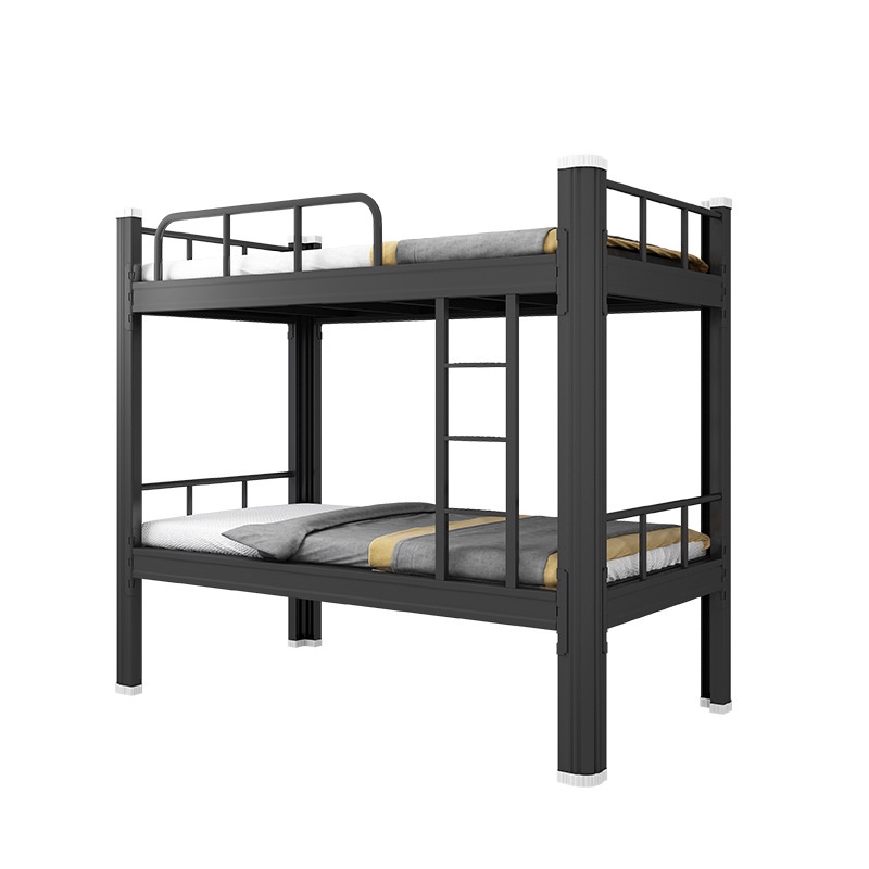 Steel Bunk Bed Student Apartment, Adjustable Height Bed Frame Dormitory