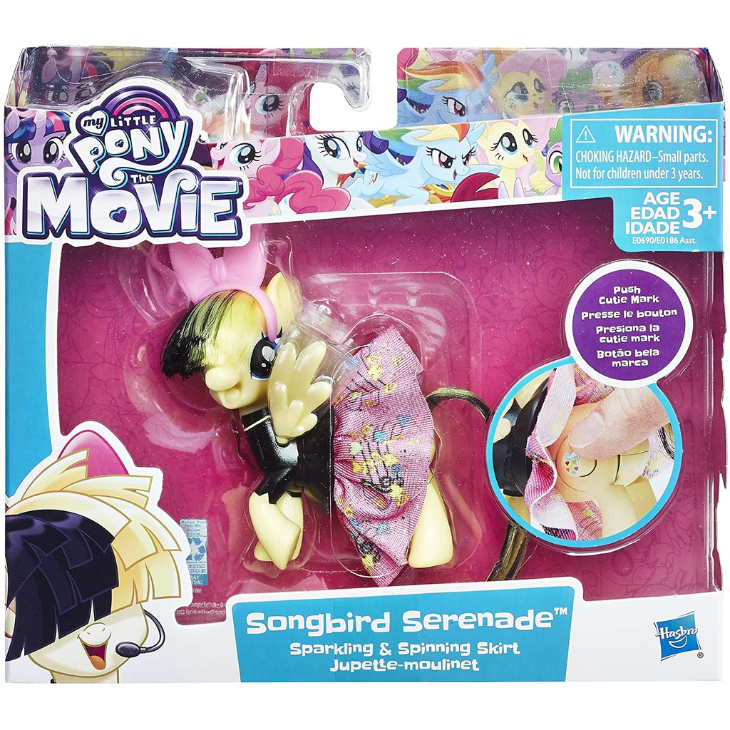 My Little Pony The Movie Sparkling Spinning Skirt Songbird Serenade Collectible Toy Shopee Philippines