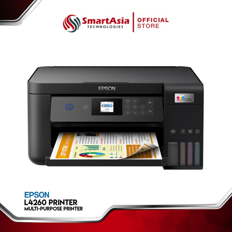 Epson L4260 Printer (Multi-purpose Printer, Wi-Fi, Ink Tank, 001 Ink ...