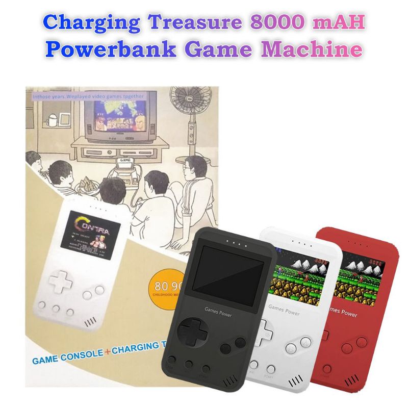 Rs Charging Treasure Mah Power Bank Game Machine Built In Games Shopee Philippines