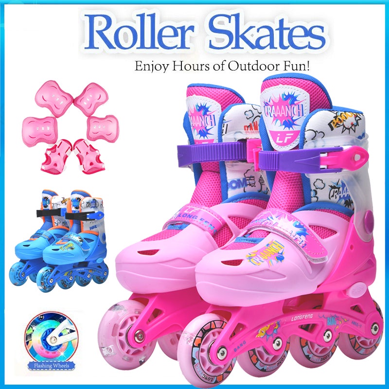 The New Roller Skates For Kids Adjustable Inline Skate Roller Skating 4