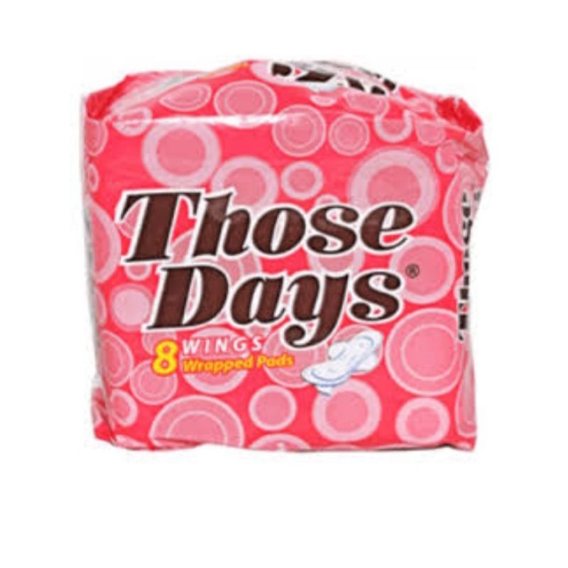 Those Days Sanitary Napkin With Wings Shopee Philippines