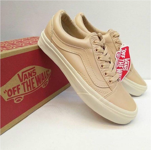 nude platform vans