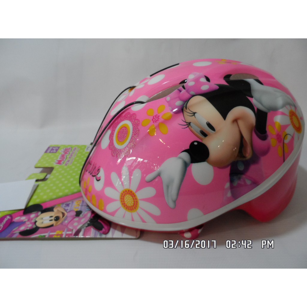 minnie mouse bicycle helmet