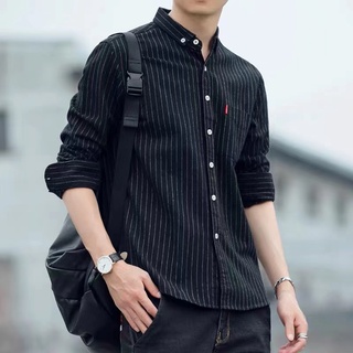 mens fashion black formal polo Korean polo shirt for men cotton office ...