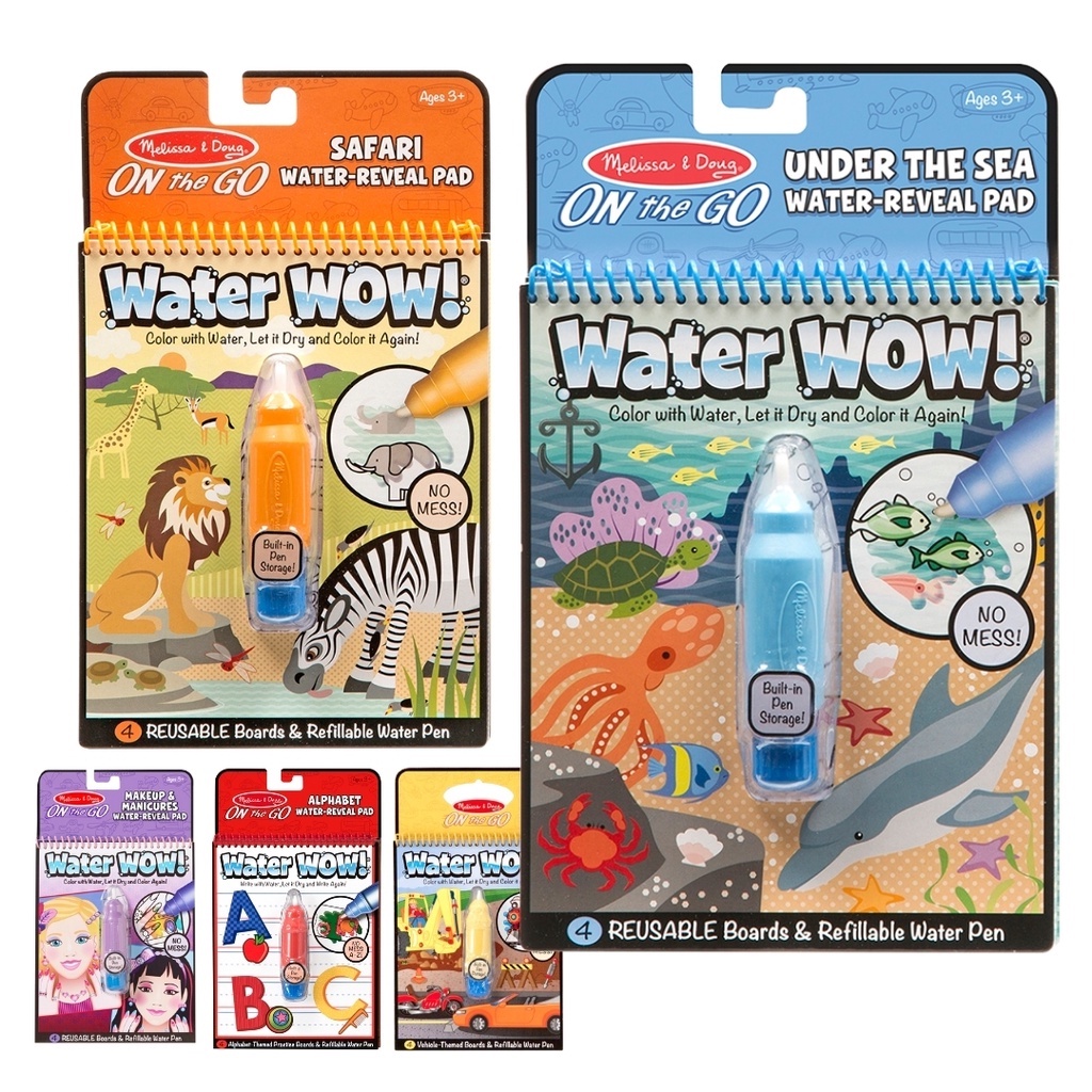 Melissa & DougWater Wow Coloring Book With Free Reussabel 4Sheet