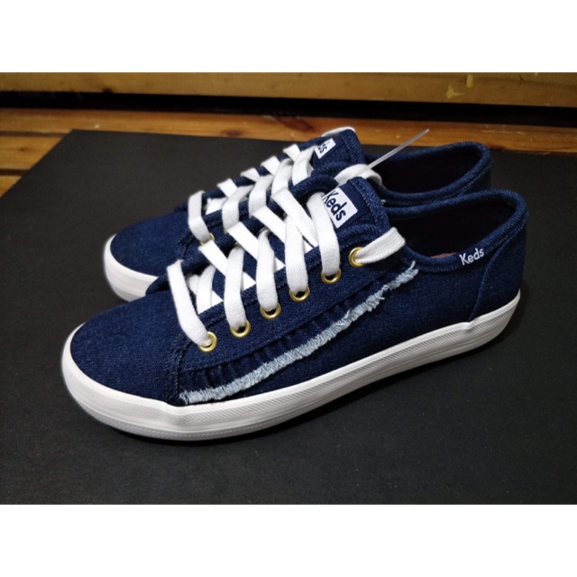 keds triple ruffle denim