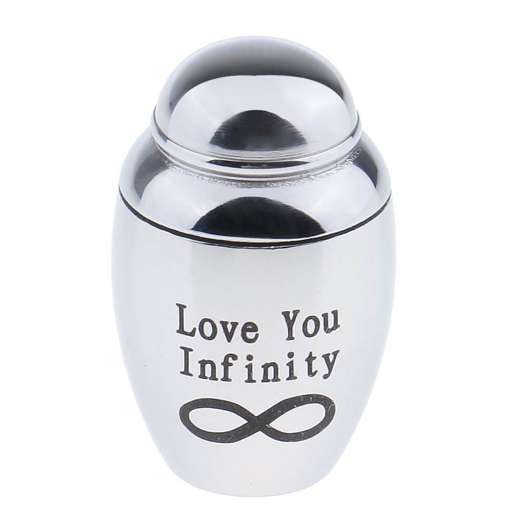 Mini Stainless Steel Pet Urns Keepsake Cremation Funeral Ashes