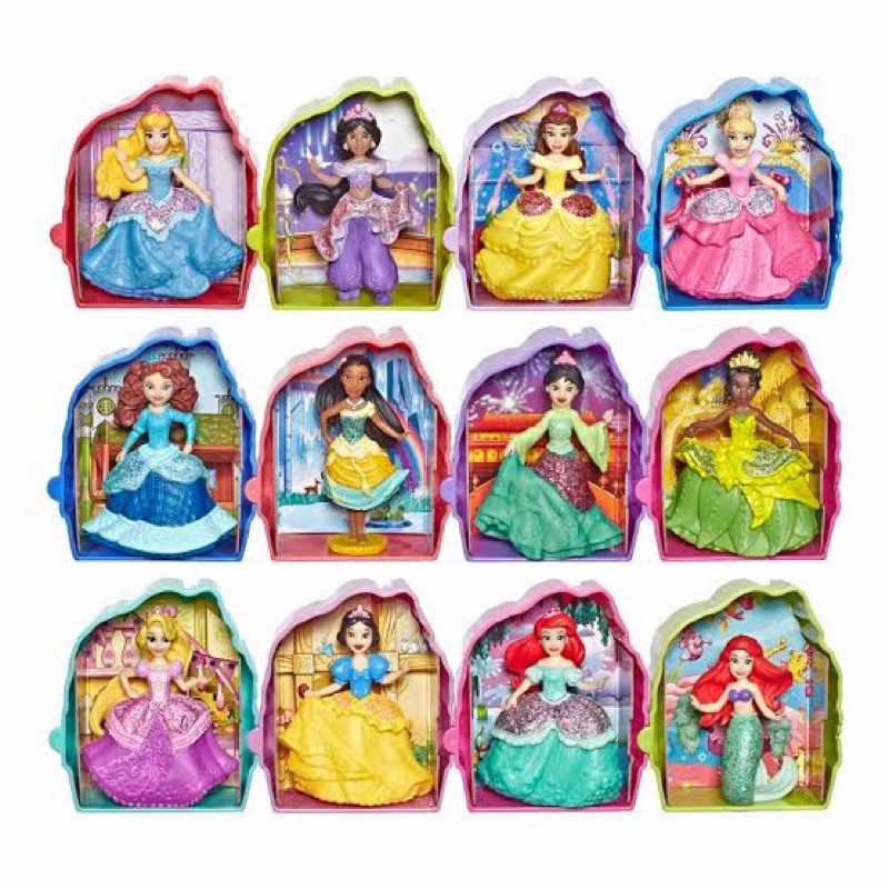 Disney Princess Royal Celebration Collectible Figures with Display Case ...