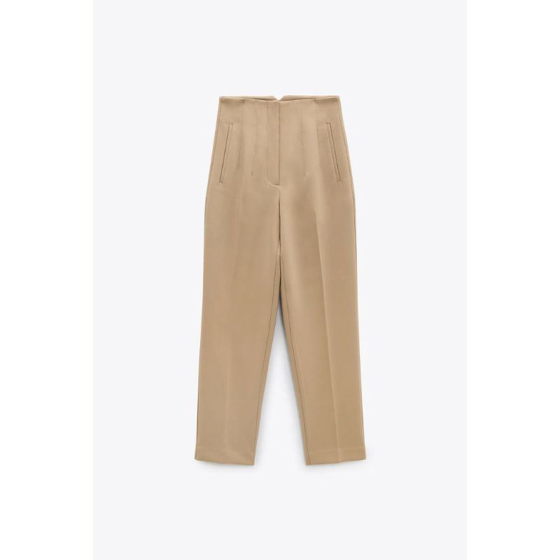 BNWT ZARA HIGH WAIST TROUSERS | Shopee Philippines