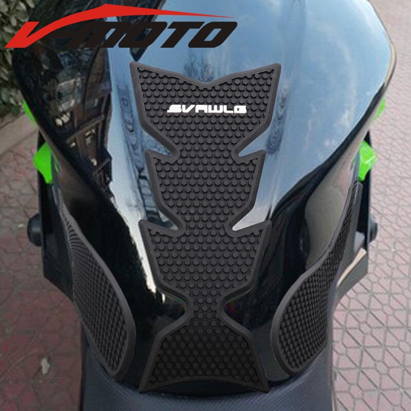 Black 2019 Motorcycle Tank Traction Pad Side Gas Knee Grip Protector Decal For For KAWASAKI