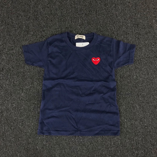 cdg blue t shirt