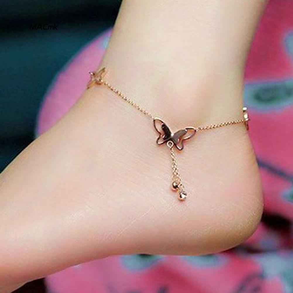 ST11 Women Girls Anklets Jewelry Rose Gold Anklets Female Great Foot Bracelet Gift Valentine Mothers Day Birthday