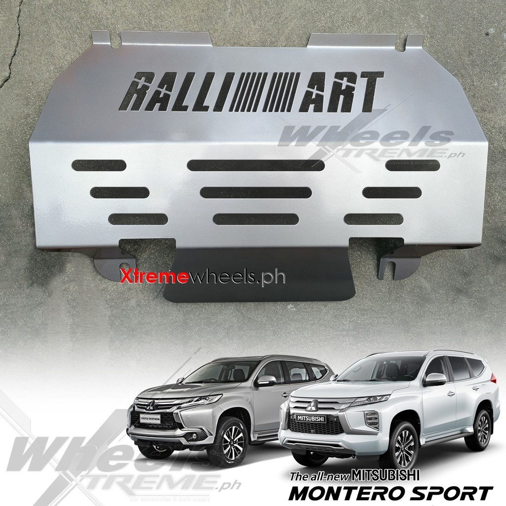 Montero Sport 20162021 Ralliart Silver skid plate skid plate
