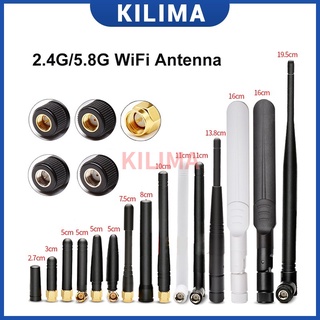 2.4GHz 5GHz 5.8Ghz Dual Band wifi Antenna 8dBi SMA... – Grandado
