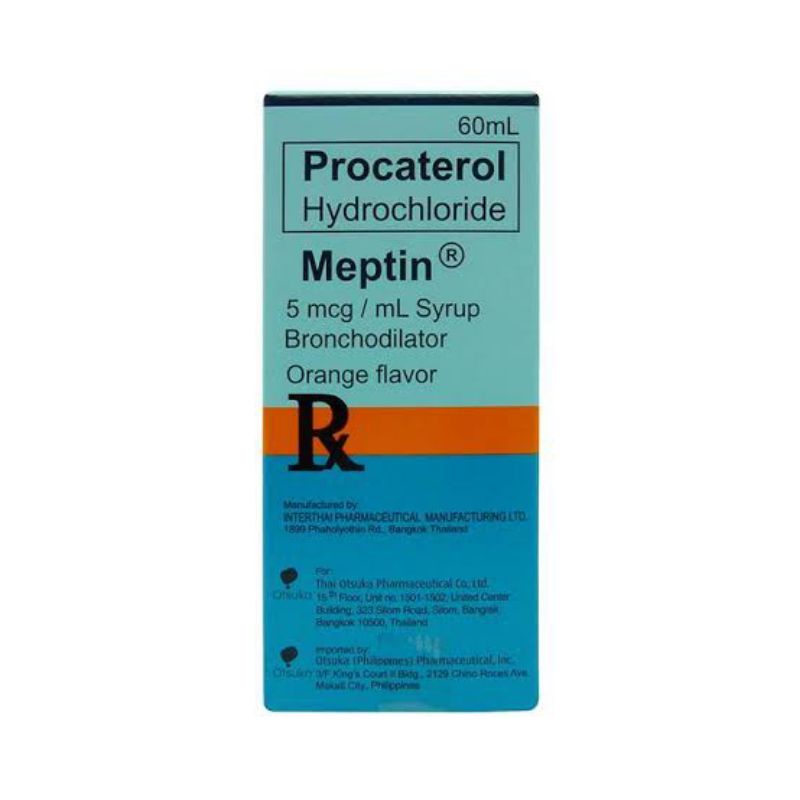 Meptin Syrup 60ml (Bronchodilator) Shopee Philippines