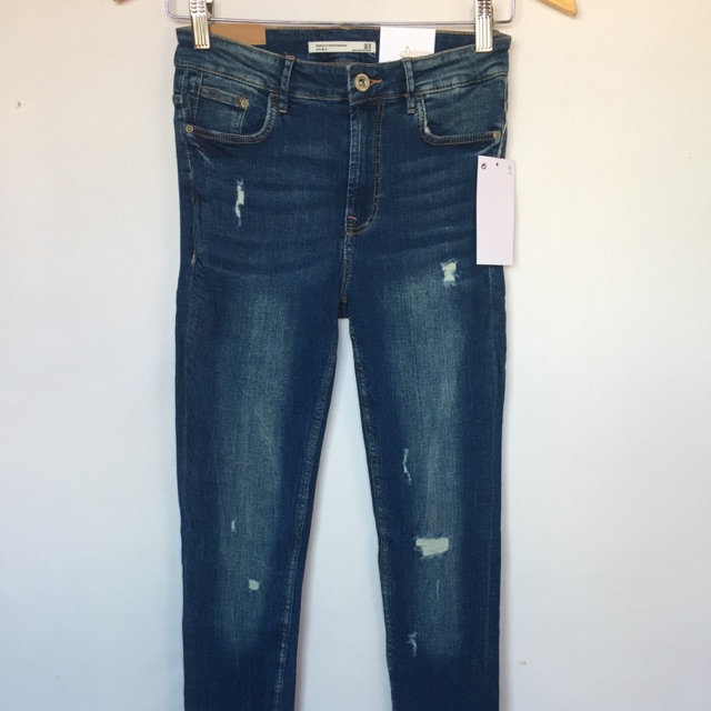 zara trafaluc high waisted jeans